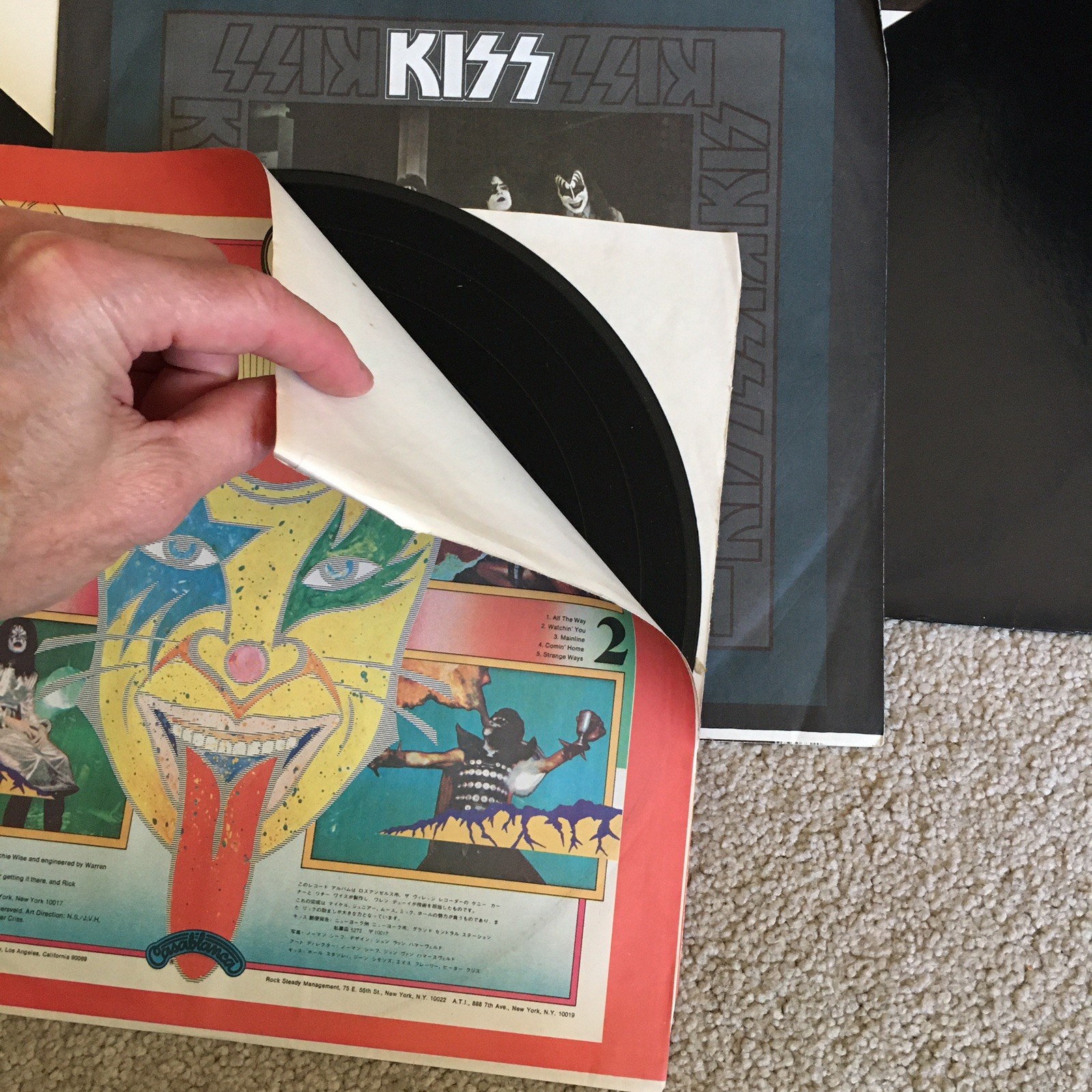 KISS – THE ORIGINALS, 3 LP records, 1st Press 1976, NBLP-7032 – EX w/ Extras