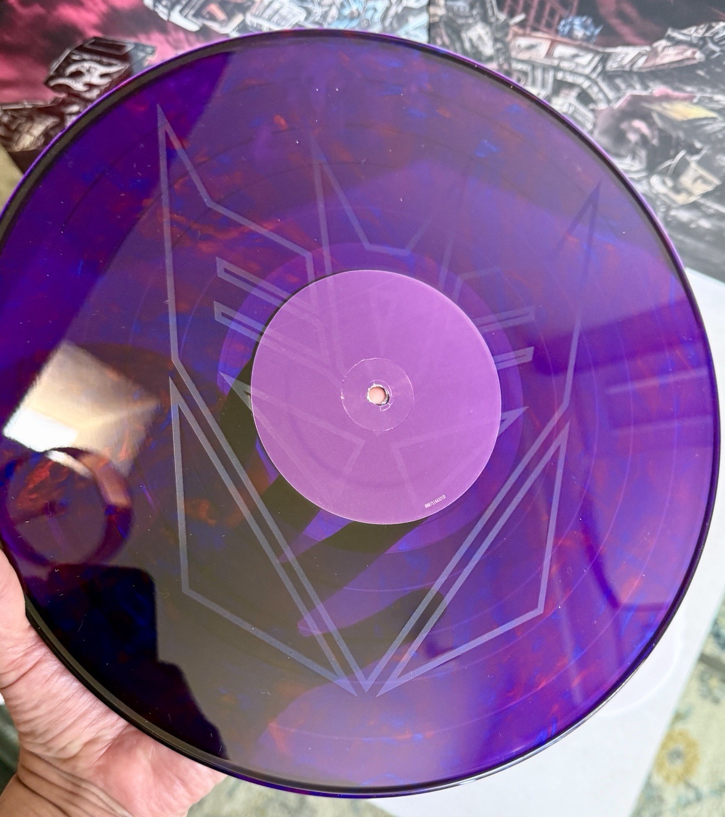 Transformers Original Soundtrack RSD Etched Colored Vinyl Record Store Day RARE