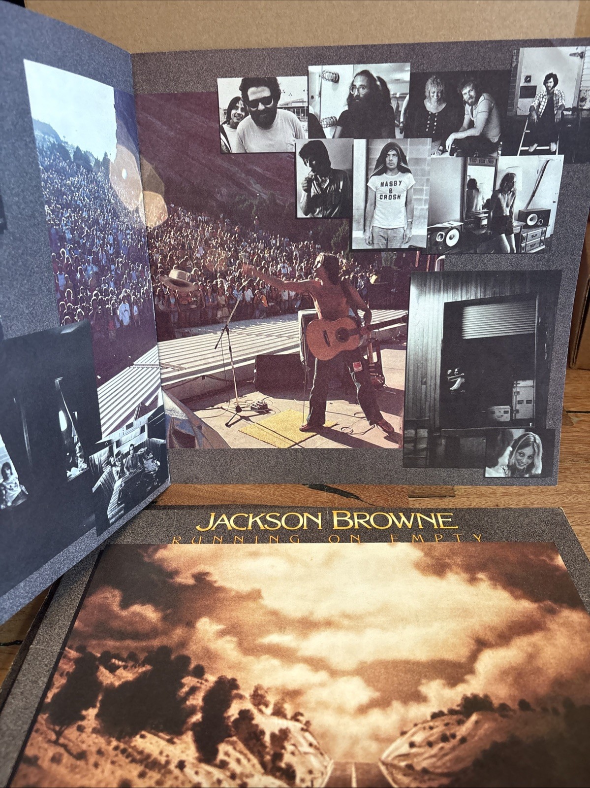 Jackson Browne Running on Empty Asylum 6E-113 1977 LP 33 RPM 12″ Vinyl