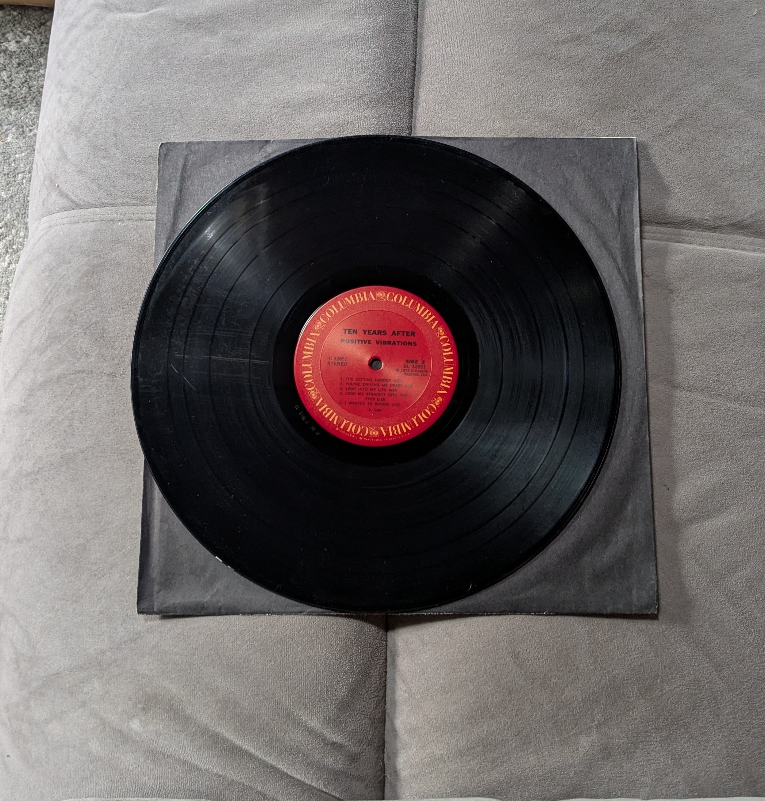TEN YEARS AFTER POSITIVE VIBRATIONS VINYL ALBUM GOOD CONDITION 1974
