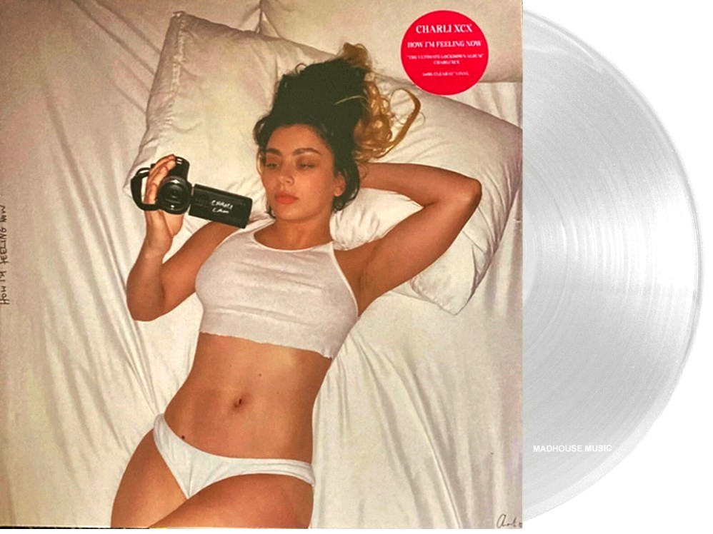 Charli XCX How I’m Feeling Now LP Album vinyl record 2022 reissue clear