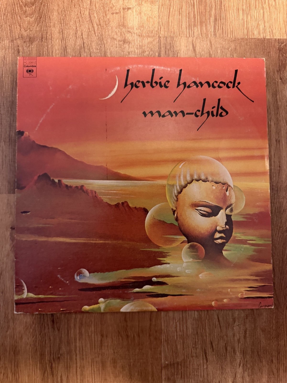 Herbie Hancock Man-Child Vinyl LP Columbia PC 33812 Stereo Jazz Funk Fusion 1975