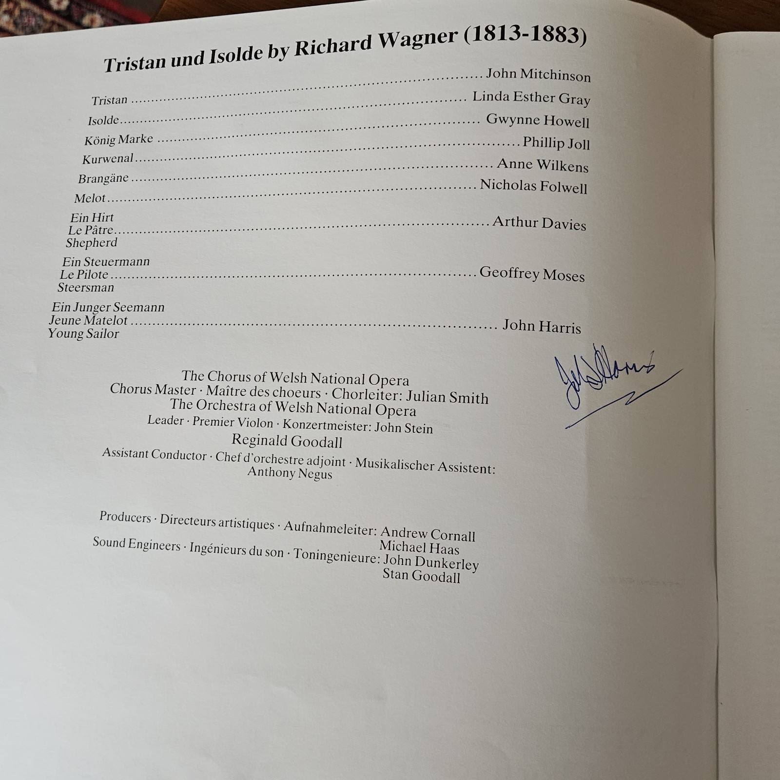 Wagner Tristan und Isolde Reginald Goodall Decca 5LP Box Set UK NM -G1