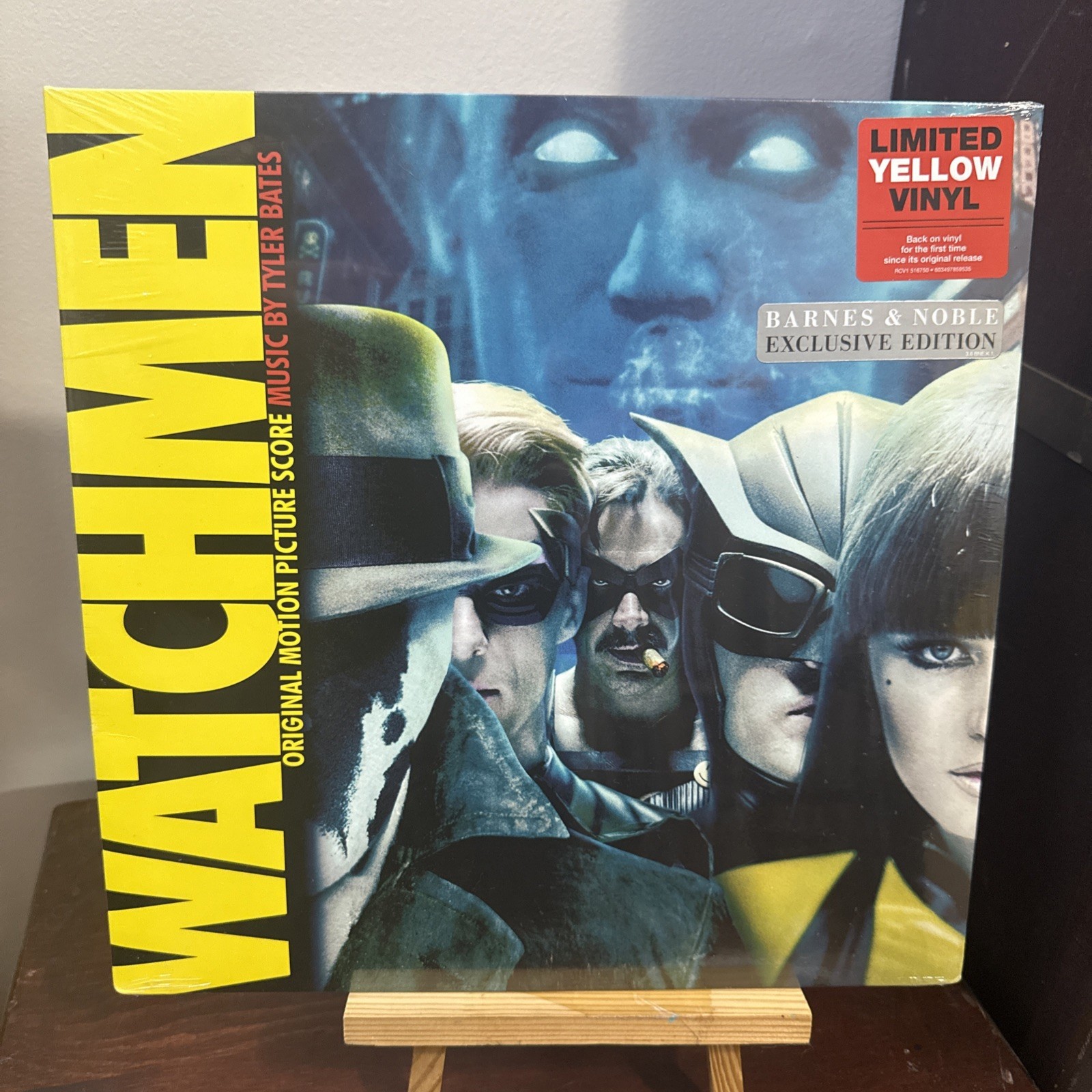 Watchmen Original Motion Picture Score Barnes & Noble Yellow Vinyl Sealed Nbs12