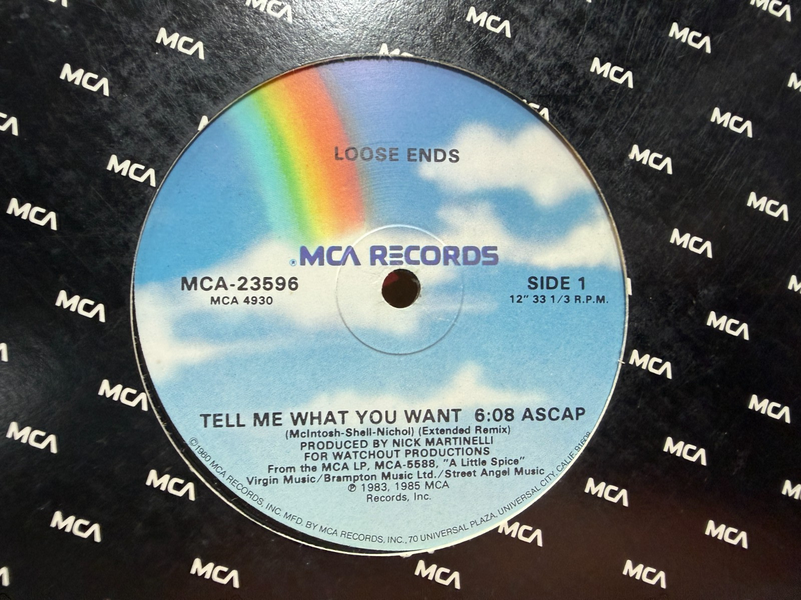 Loose Ends Tell Me What You Want 12″ 1985 MCA 23596 R&B FUNK BOOGIE