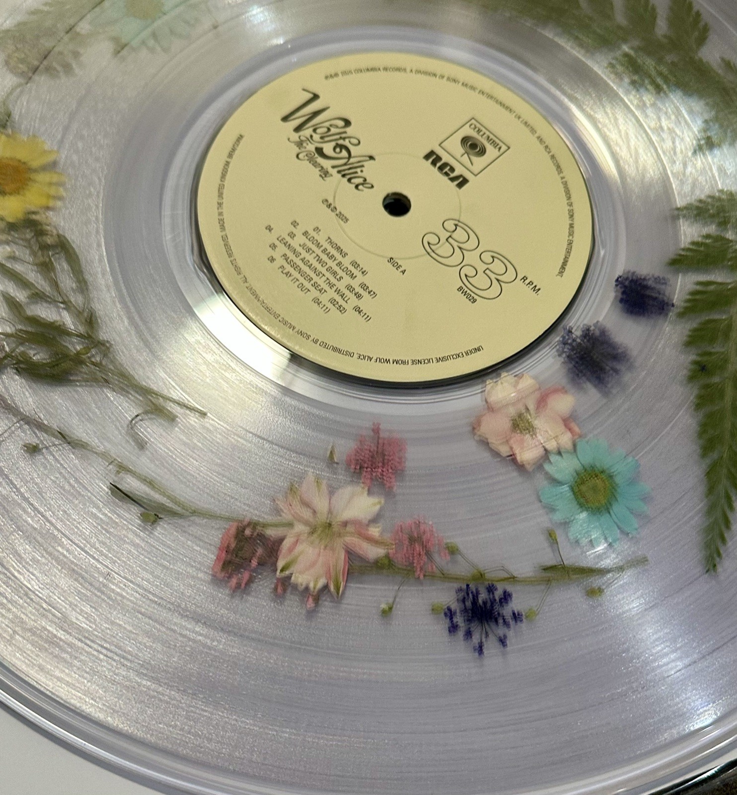 Wolf Alice – The Clearing FLOWER FILLED Bad World Records vinyl