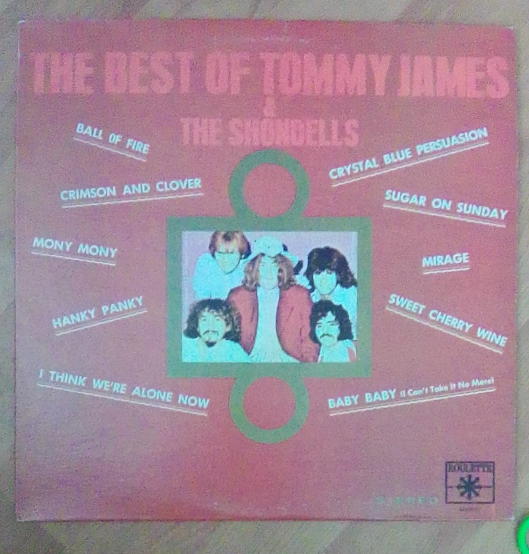 Tommy James & The Shondells Best Of LP Roulette SR42040 1969 Stereo