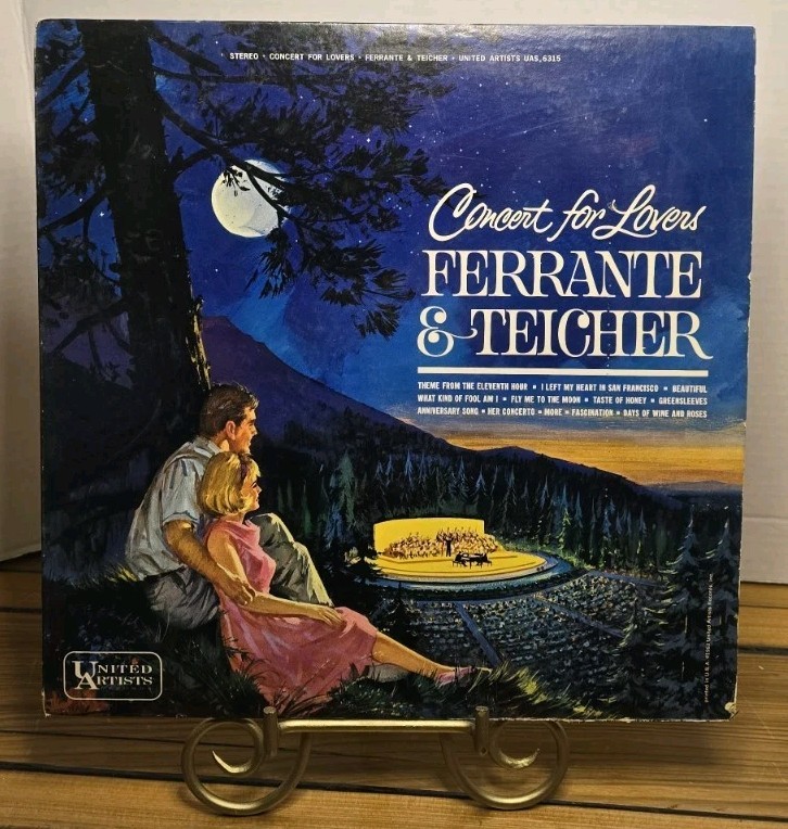 Ferrante & Teicher Concert For Lovers Vinyl LP 1963 United Artists UAS 6315…