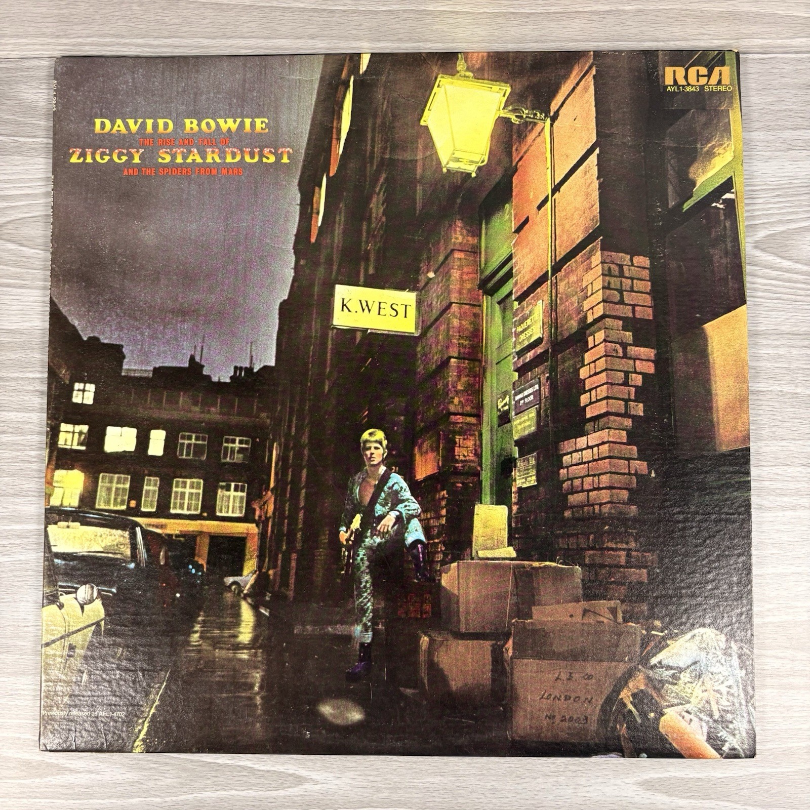 David Bowie The Rise and Fall of Ziggy Stardust Vinyl LP RCA AYL1-3843