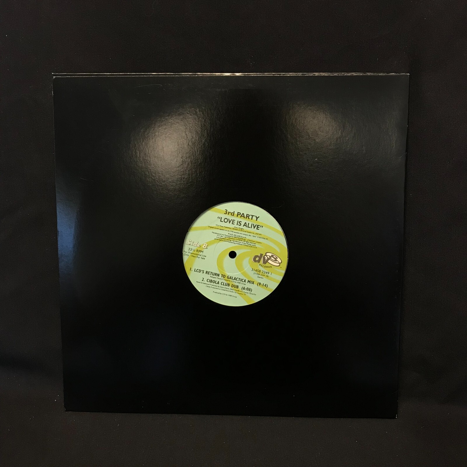 3rd Party – Love Is Alive ( 12″ Remix Vinyl Record)