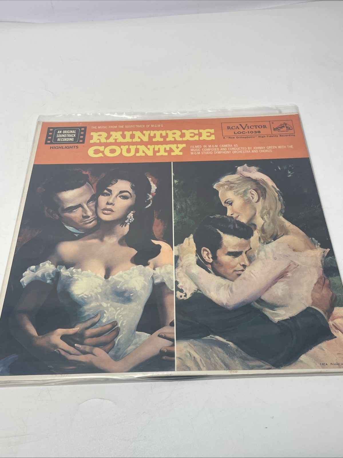 Johnny Green Lp Raintree County Soundtrack On Rca Vintage Vinyl 2 Discs Good+