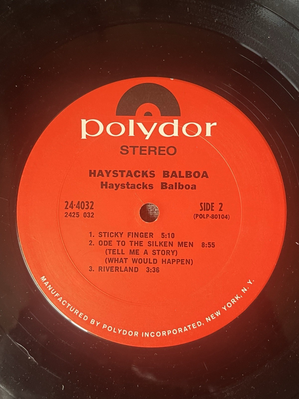 HAYSTACKS BALBOA” 1970 LP PSYCHEDELIC/PROGRESSIVE ROCK POLYDOR! ELECTROSONIC