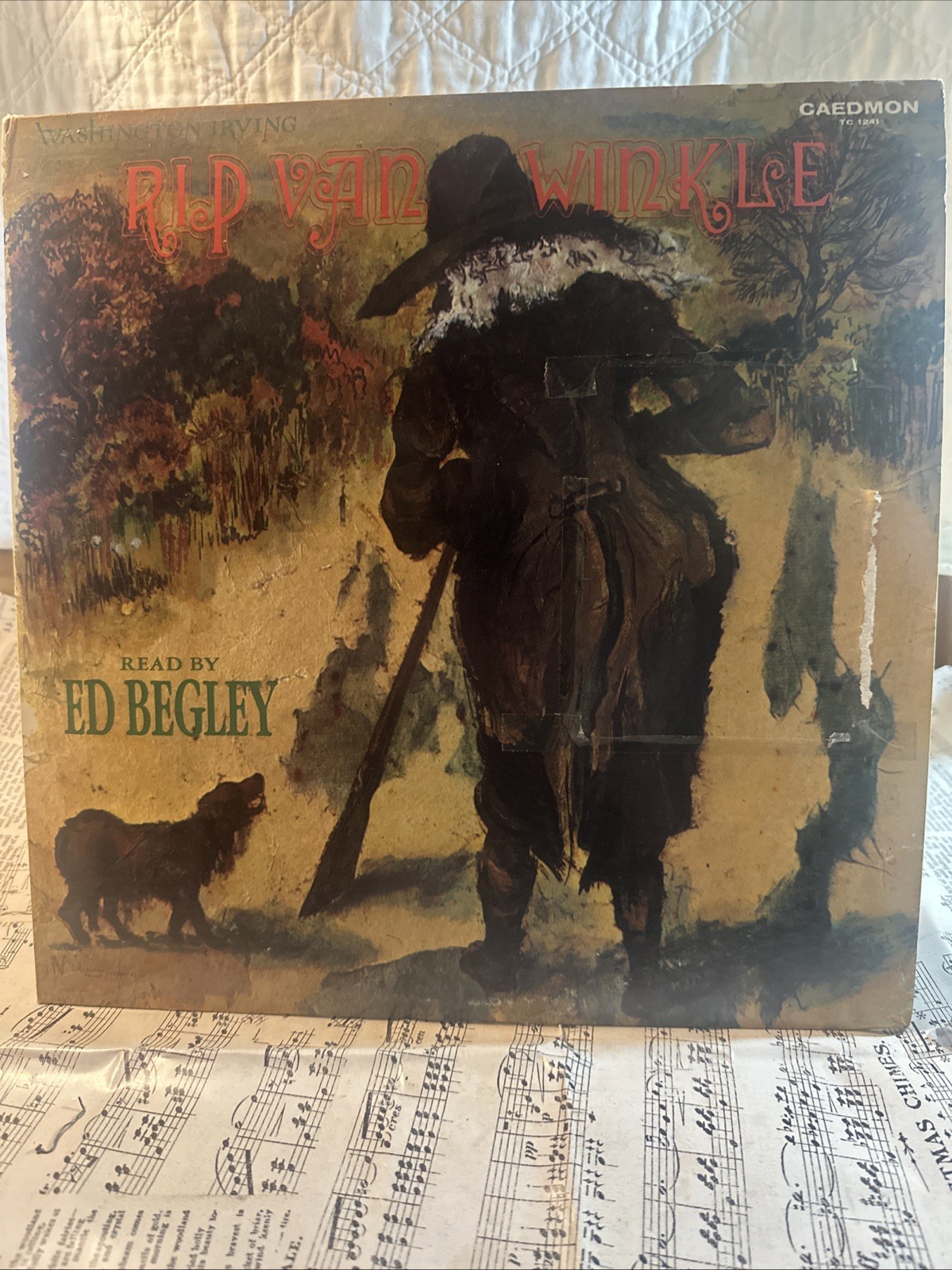 Ed Begley, Washington Irving – Rip Van Winkle LP /Caedmon Records‎–TC1241 / 1968