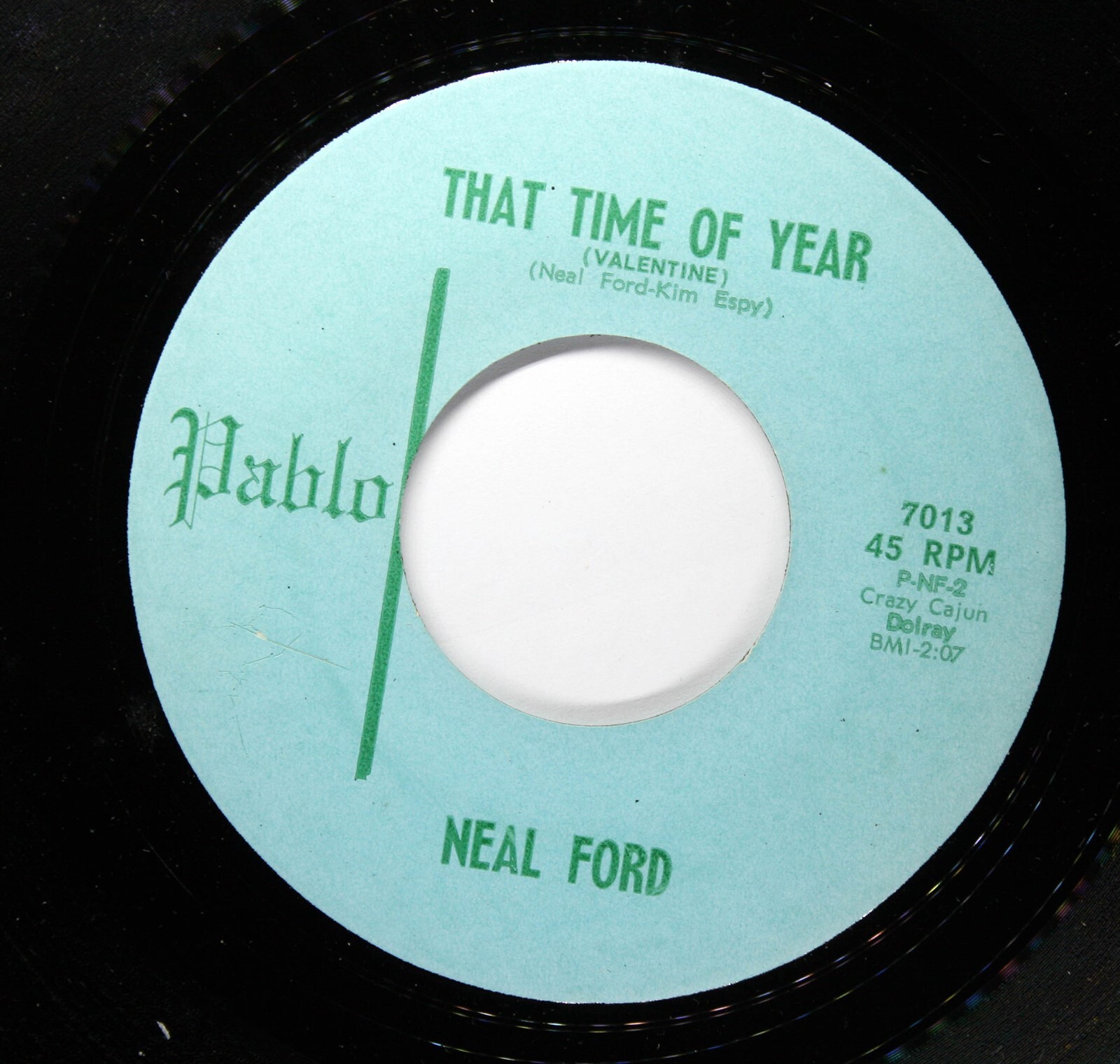 NEAL FORD Teen 45rpm That Time of Year b/w The Very First Time HEAR