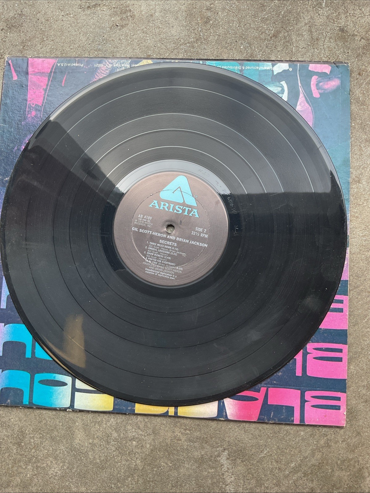 GIL SCOTT-HERON & BRIAN JACKSON Secrets ARISTA LP Excellent