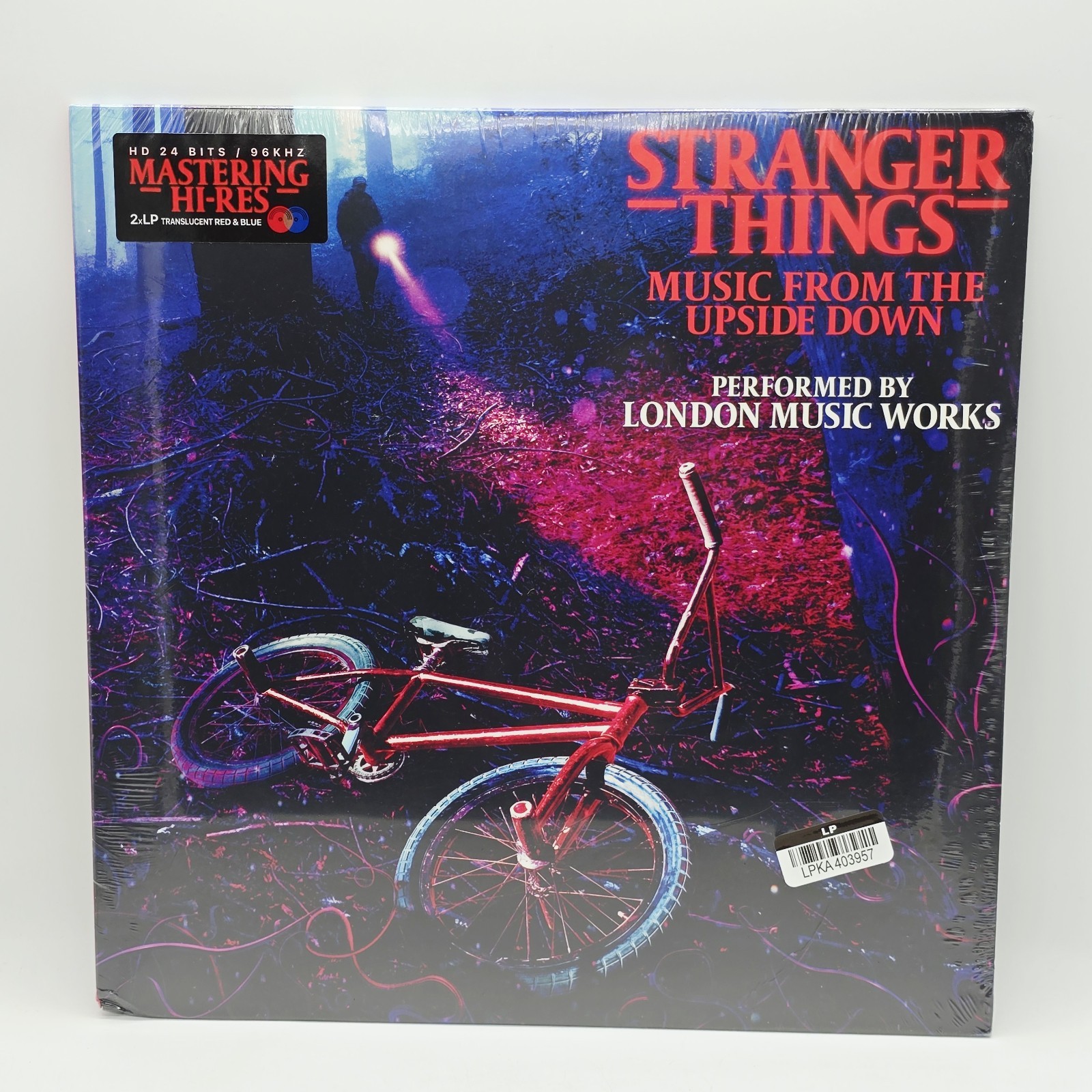 London Music Works Stanger Things [Translucent Red & Blue] 2-LP Vinyl New Sealed