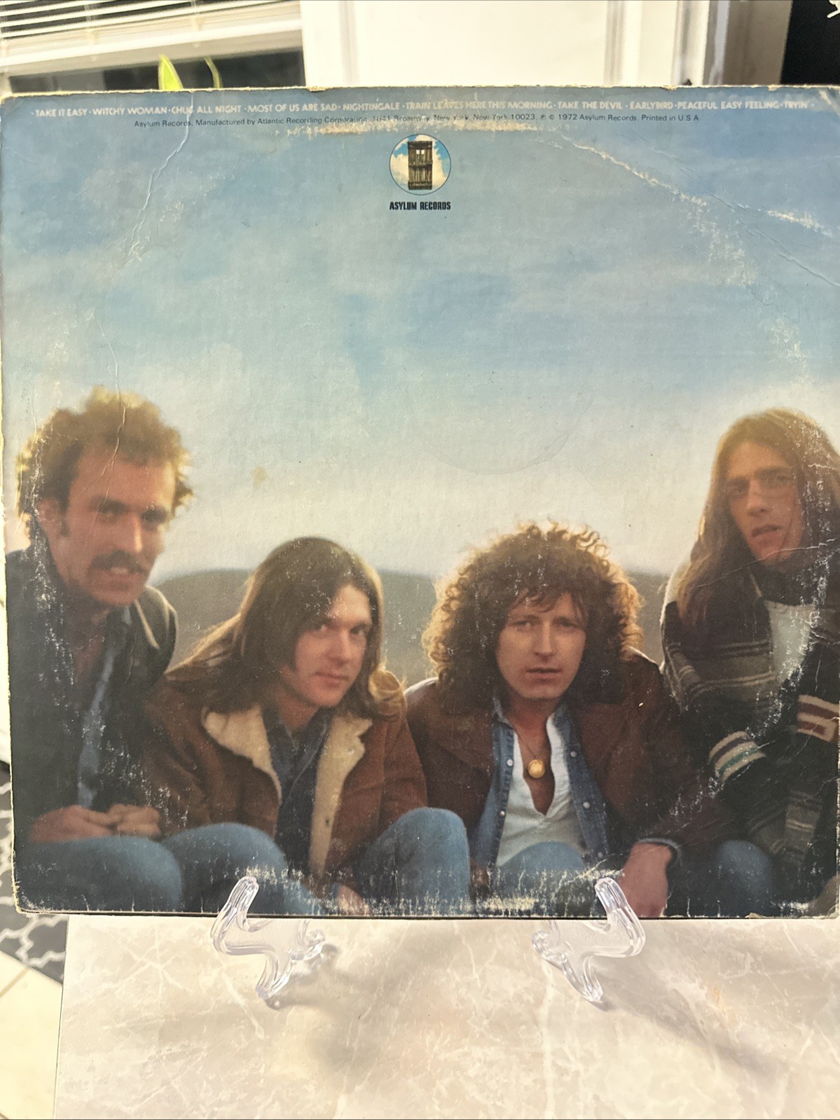 Eagles – Self Titled LP ~ 1972 Asylum Records – SD-5054 w/ Inner Sleeve