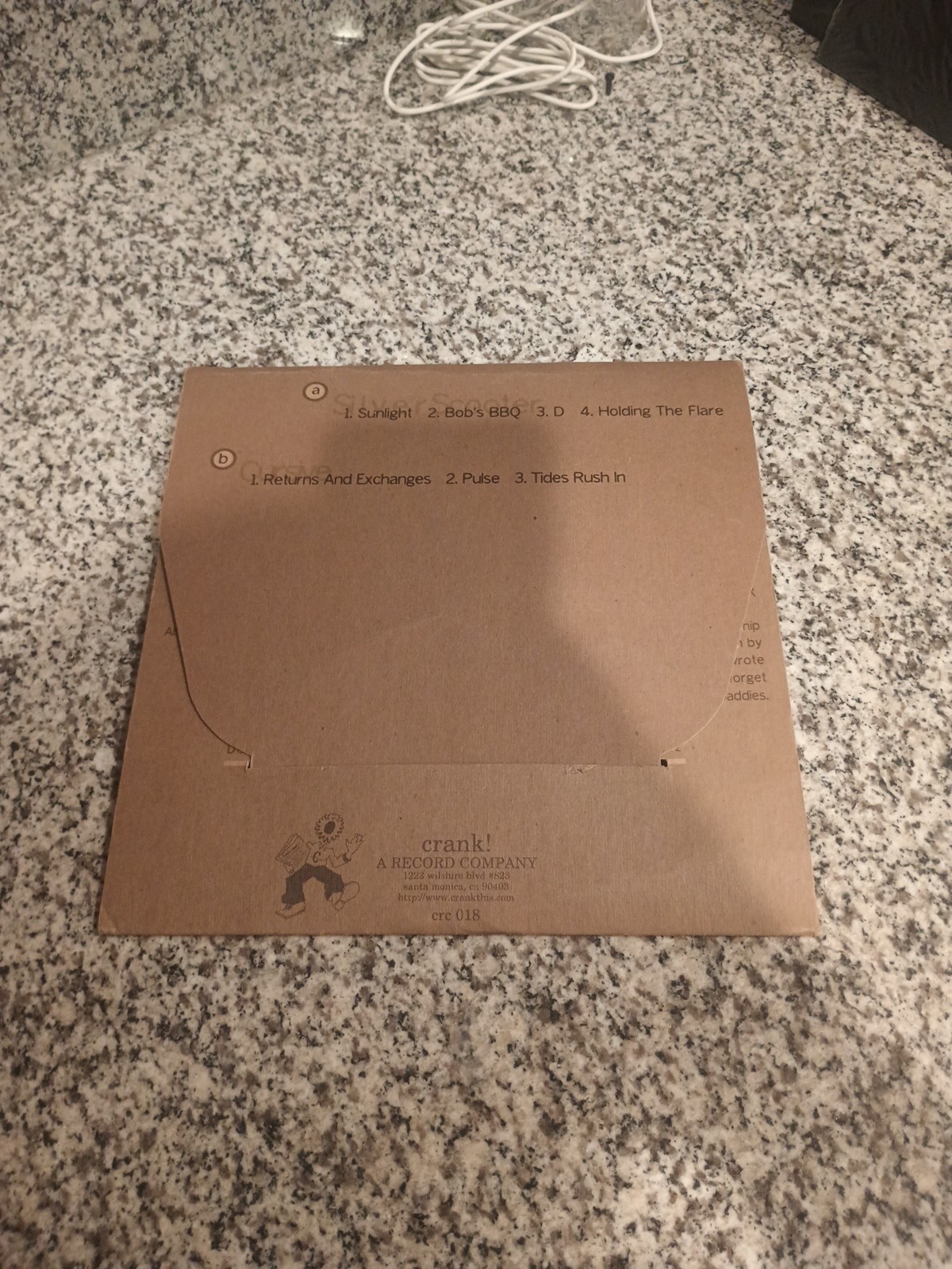 Cursive Silver Scooter 10″ Vinyl