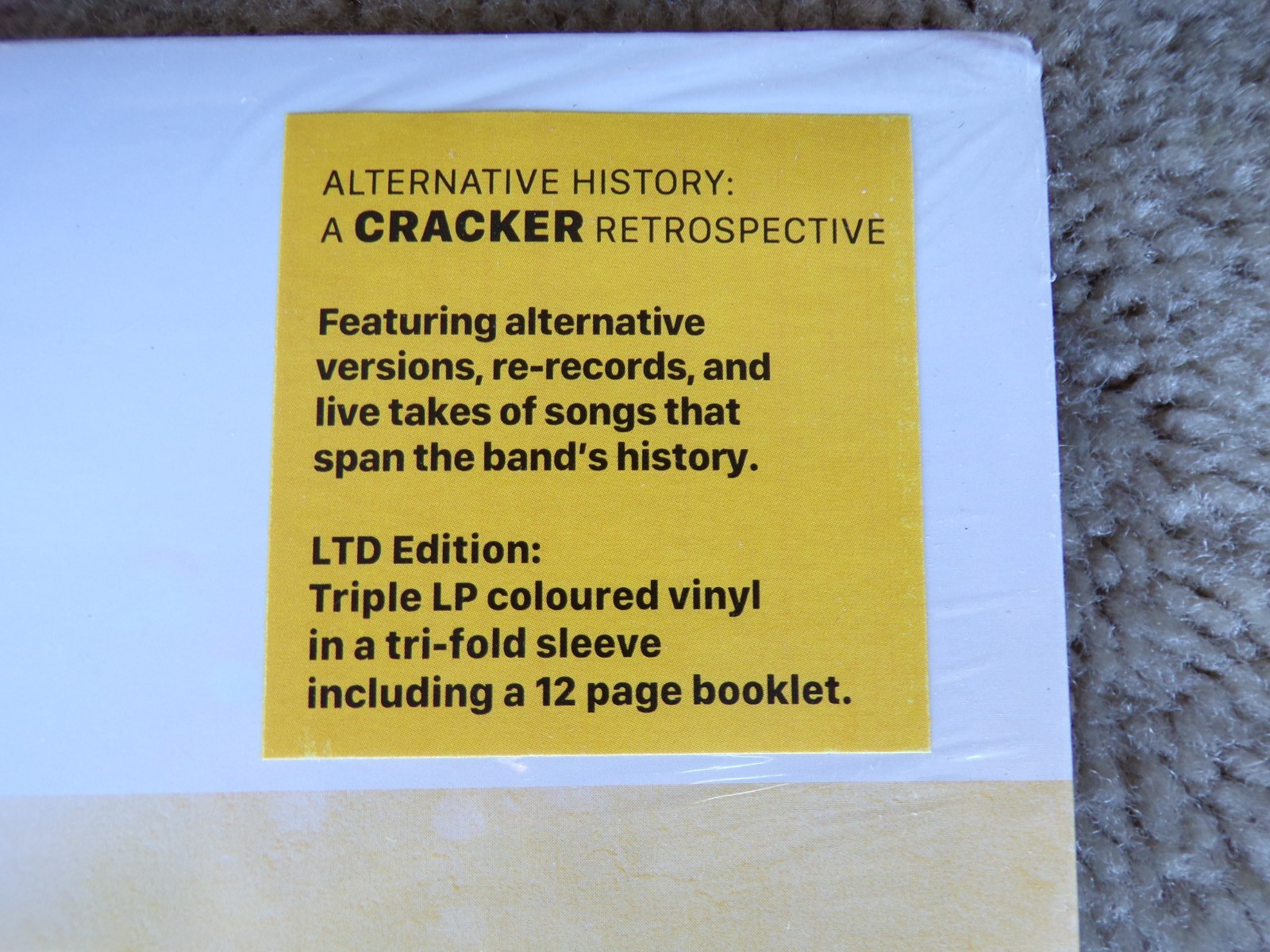 Cracker – Alternative History: A Cracker Retrospective (3 x COLOR VINYL) @hS