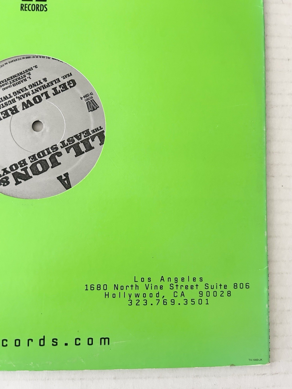 Lil Jon & The East Side Boyz Get Low (Remix) / Get Low (Merengue Mix) Maxi Vinyl