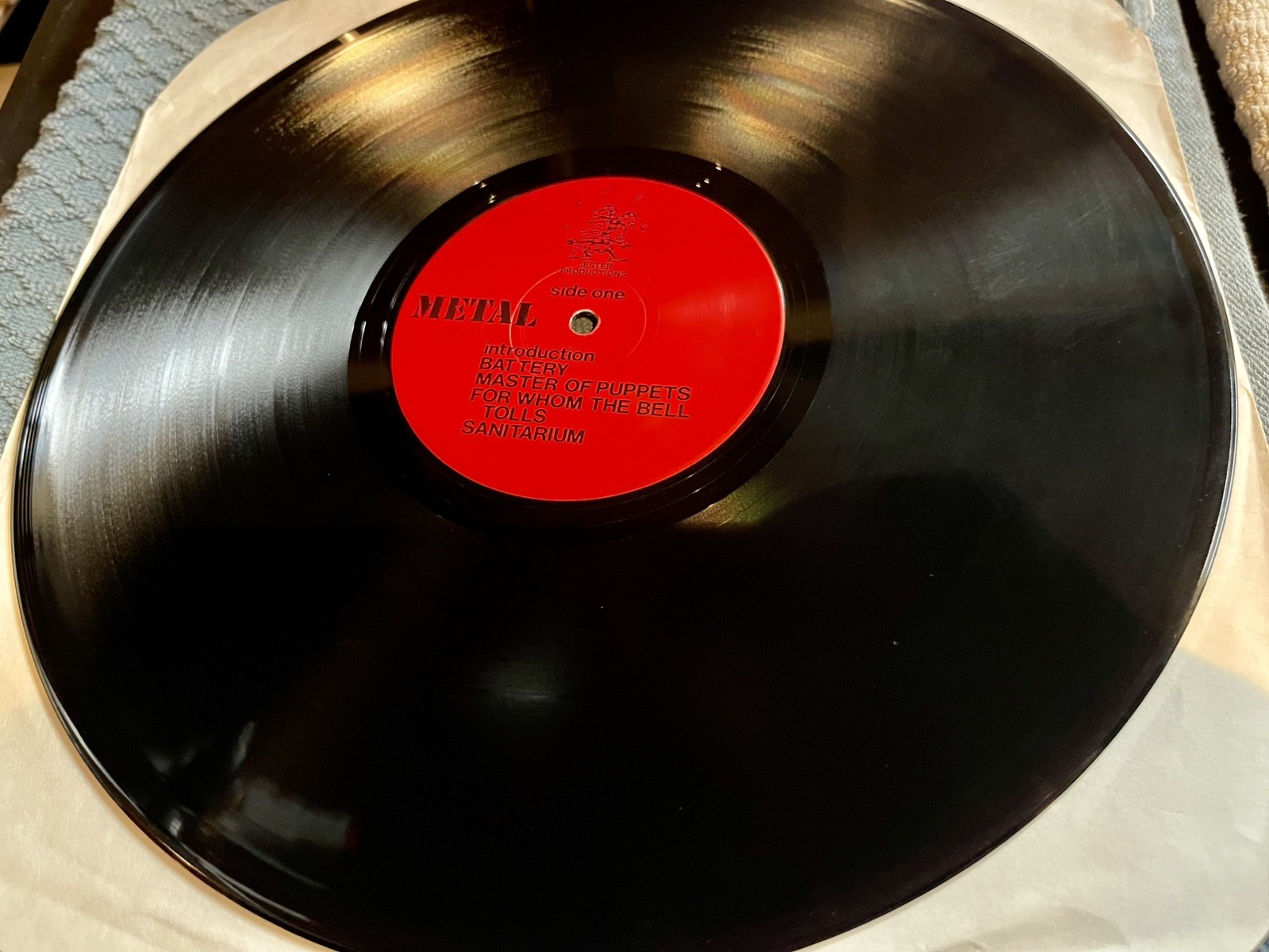METALLICA Live Bootleg ASSASSIN 1986 Early Jason 2LP Vinyl JESTER RED LABEL