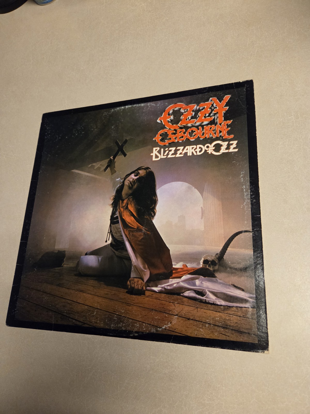 OZZY OSBOURNE Blizzard of Ozz 1981 Original JZ36812 Vinyl LP JET Records) EXCELL