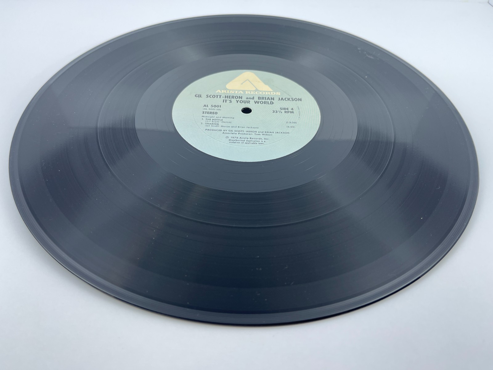 Used Gil Scott-Heron and Brian Jackson “It’s Your World” Vinyl LP