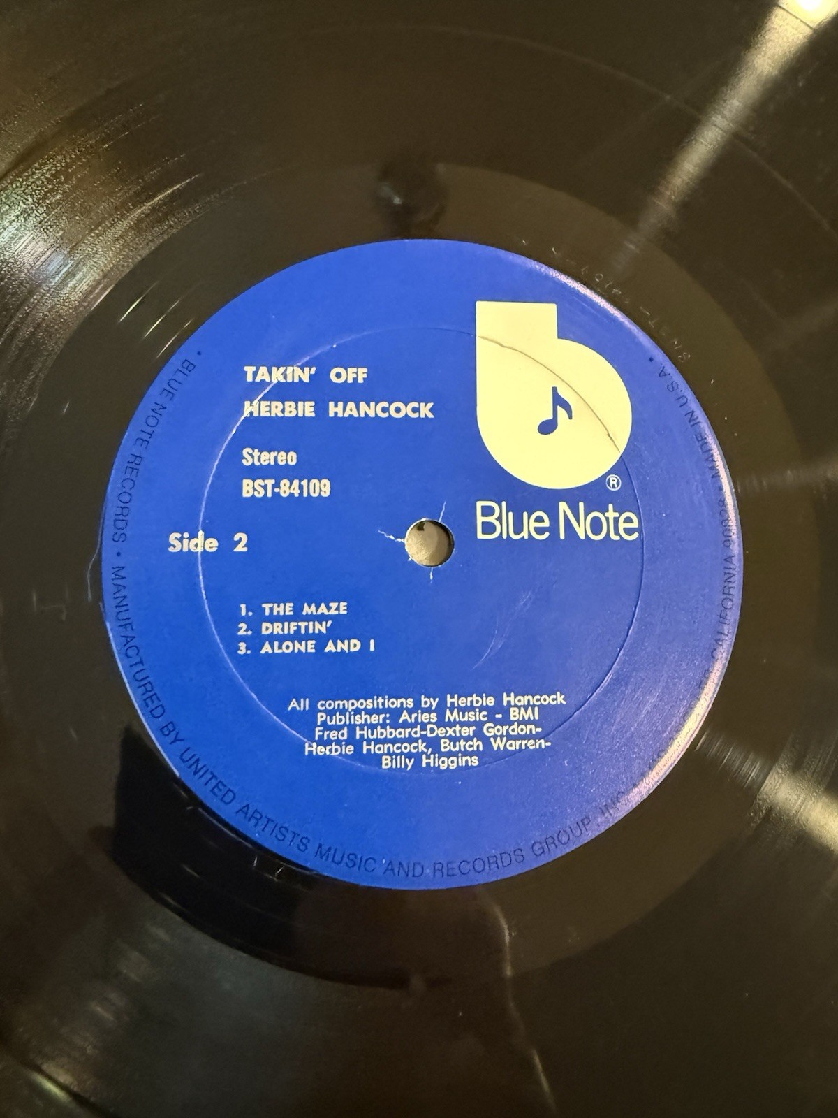 Herbie Hancock Takin’ Off (Vinyl) 12″ Album 1975 Blue Note 84109 Freddie Hubbard