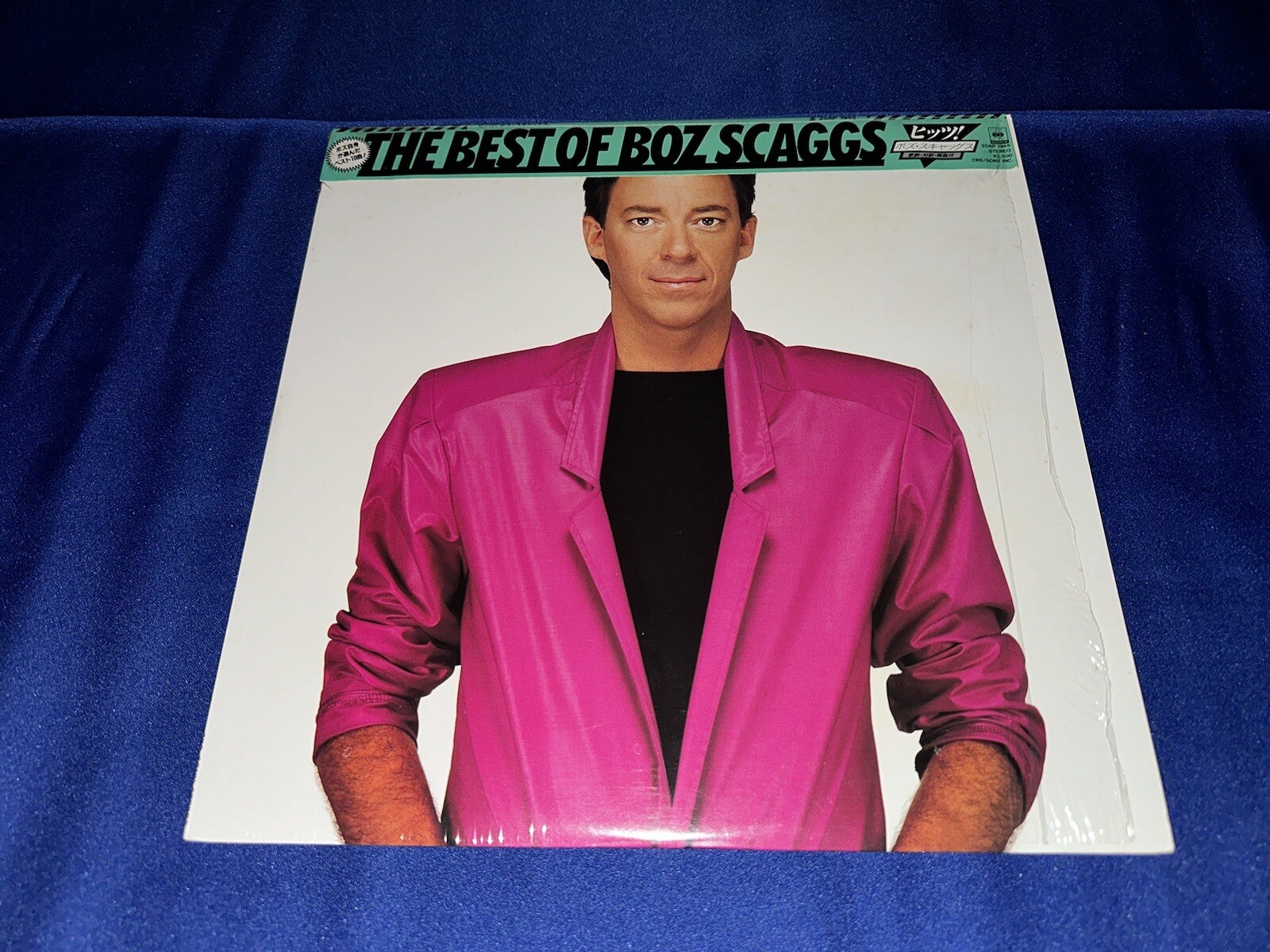 BOZ SCAGGS “HITS” PROMO Japan 1st Press in Shrink Obi Audiophile Top Shelf NM