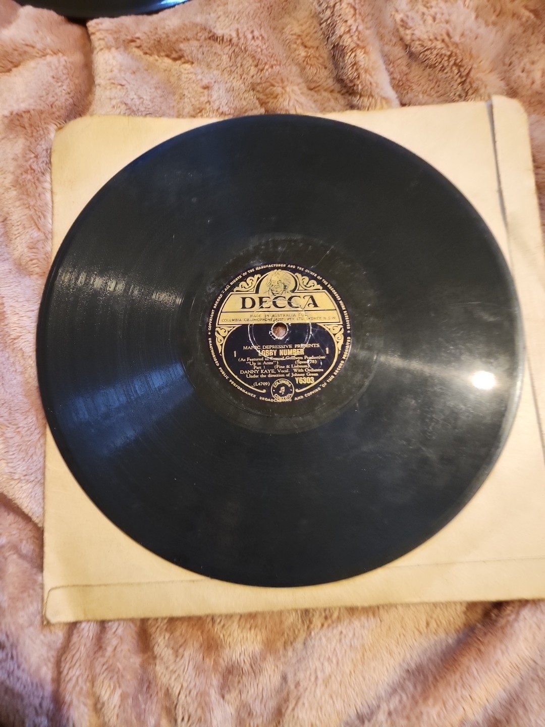 Danny Kaye & Johnny Green – Lobby Numbers – Decca 78rpm record