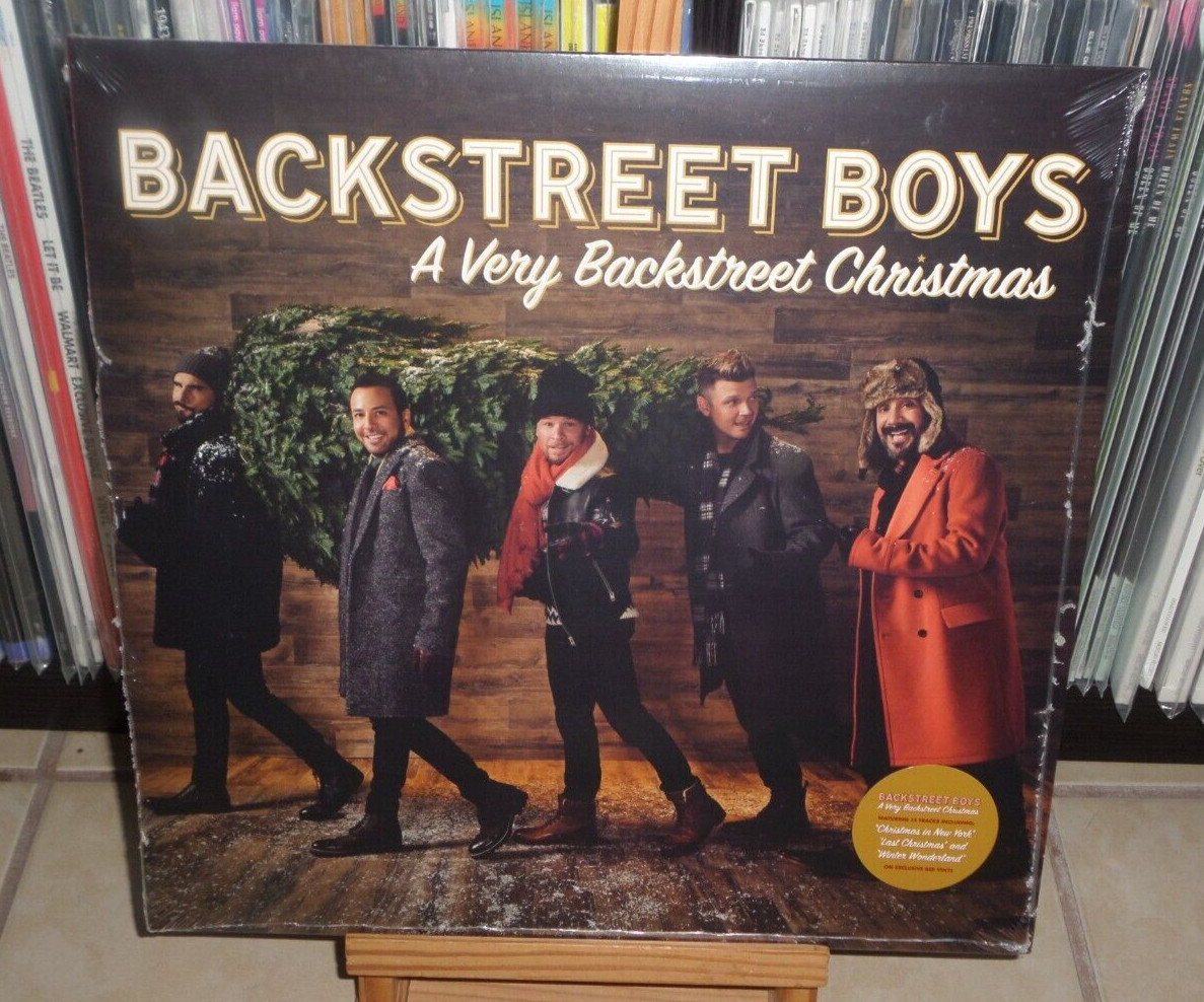 BACKSTREET BOYS A VERY BACKSTREET CHRISTMAS RED LP LAST CHRISTMAS WINTER WONDER